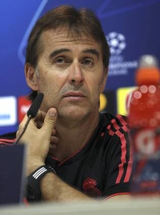 Real Madrid s head coach, Julen Lopetegui, during a press conference PK Pressekonferenz held at the end of a team s training session at Valdebebas city in Madrid, Spain, 18 September 2018. Real Madrid will be facing Roma in a Champions League match next 19 September 2018. Press conference !ACHTUNG: NUR REDAKTIONELLE NUTZUNG!  Copyright: xBALLESTEROSx GRAF5390 20180918-636728758381181253