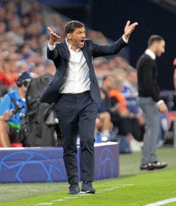 18.09.2018, xovx, Fussball UEFA Champions League, FC Schalke 04 - FC Porto emspor, v.l. Trainer Sergio Conceicao (FC Porto), Freisteller. (DFL DFB REGULATIONS PROHIBIT ANY USE OF PHOTOGRAPHS as IMAGE SEQUENCES and or QUASI-VIDEO) Gelsenkirchen