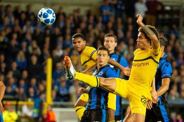 Bruegge, Belgien, 18.09.2018, UEFA Champions League - 2018 19 Season, Vorrunde, Gruppenphase - Gruppe A - 1. Spieltag, Club Bruegge - BV Borussia Dortmund, Axel Witsel (BVB) in aktion ( DeFodi001