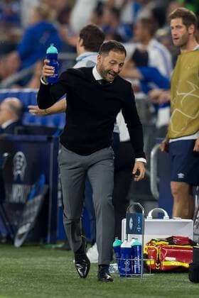 Gelsenkirchen, Germany 18.09.2018, UEFA Champions League - 2018 19 Season, Gruppenphase - Gruppe D - 1. Spieltag, FC Schalke 04 - FC Porto, Trainer Domenico Tedesco (S04) ( DeFodi053
