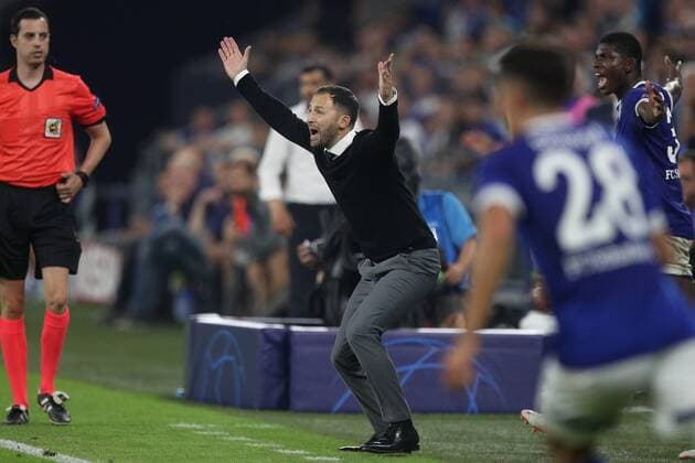 18.09.2018, Fussball, Saison 2018 2019, Champions League, 1. Spieltag - FC Schalke 04 - FC Porto Cheftrainer Domenico TEDESCO (FC Schalke 04) Gelsenkirchen Veltins Arena NRW Deutschland