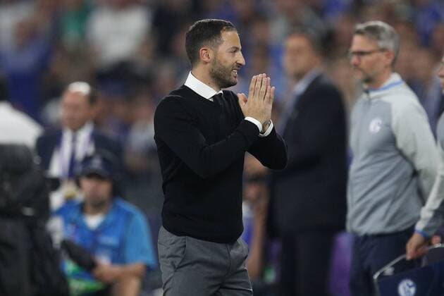 18.09.2018, Fussball, Saison 2018 2019, Champions League, 1. Spieltag - FC Schalke 04 - FC Porto Cheftrainer Domenico TEDESCO (FC Schalke 04) Gelsenkirchen Veltins Arena NRW Deutschland