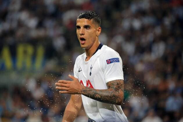 Sport Bilder des Tages September 18, 2018 - Milan, Milan, Italy - Erik Lamela 11 of Tottenham Hotspur during the UEFA Champions League group B match between FC Internazionale and Tottenham Hotspur at Stadio Giuseppe Meazza on September 18, 2018 in Milan, Italy. FC Internazionale v Tottenham Hotspur - UEFA Champions League Group B  - ZUMAn230 20180918_zaa_n230_278 Copyright: xGiuseppexCottinix