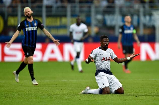 Sport Bilder des Tages September 18, 2018 - Serge Aurier of Tottenham Hotspur during the UEFA Champions League Group B match between Inter Milan and Tottenham Hotspur at Stadio San Siro, Milan, Italy on 18 September 2018. Giuseppe Maffia. Soccer: Champions League - Inter Milan v Tottenham - ZUMAa181 20180918_zaa_a181_033 Copyright: xAFP7x