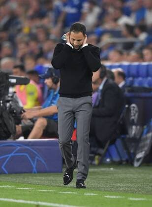 18.09.2018, Fussball, UEFA Champions League, Saison 2018 2019, Vorrunde, 1. Spieltag, FC Schalke 04 - FC Porto, Trainer Domenico Tedesco (FC Schalke 04)