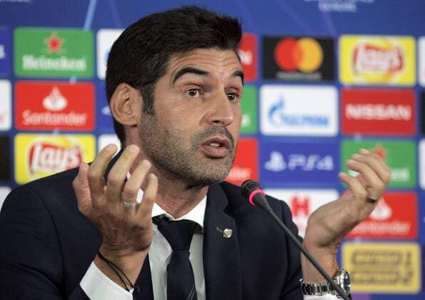 Head coach of FC Shakhtar Donetsk Paulo Fonseca attends a pre-match news conference ahead of the UEFA Champions League Group F fixture against TSG 1899 Hoffenheim, Kharkiv, northeastern Ukraine, September 18, 2018. The encounter is scheduled to take place at Kharkiv?s Metalist Stadium on September 19. Ukrinform. Pre-match news conference of Shakhtar, Hoffenheim in Kharkiv  Copyright: xVyacheslavxMadiyevskyyx