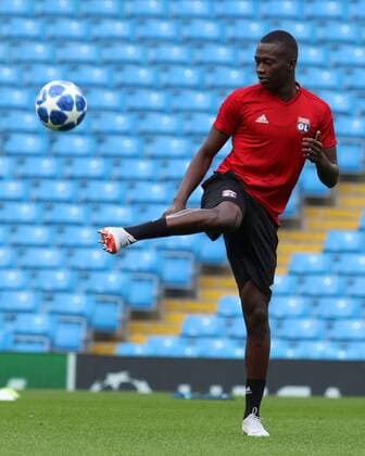 Olympique Lyonnais Training Ferland Mendy of Olympique Lyonnais during open training at the Etihad Stadium, Manchester Content Not Available For UK Newspapers Copyright: xStevexMcCormickx FIL-12292-0004