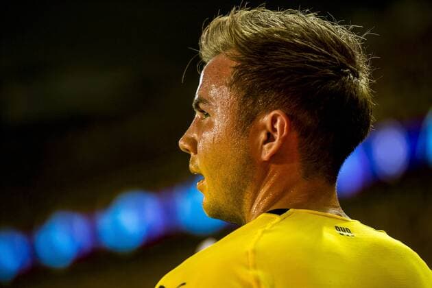 Fußball: Champions League, Saison 2018 2019, Gruppenphase, 1. Spieltag, Club Brügge - Borussia Dortmund am 18.09.2018 im Jan-Breydel-Stadion in Brügge (Belgien). Dortmunds Mario Götze Goetze geht zum Eckball. DFL REGULATIONS PROHIBIT ANY USE OF PHOTOGRAPHS AS IMAGE SEQUENCES AND OR QUASI-VIDEO. Copyright: xKirchner DavidxInderliedx