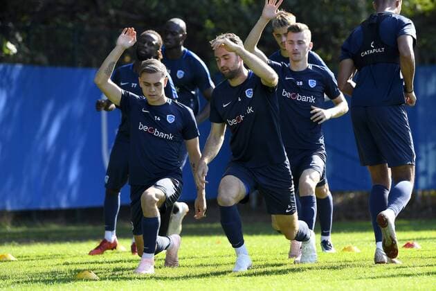 Leandro Trossard forward of Genk FOOTBALL : Entrainement Genk - Ligue europeenne - 19 09 2018 PhotoNews Panoramic  775219968