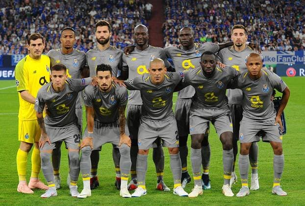 Gelsenkirchen, Germany 18.09.2018, UEFA Champions League - 2018 19 Season, Gruppenphase - Gruppe D - 1. Spieltag, FC Schalke 04 - FC Porto, Mannschaftsfoto Porto ( DeFodi521