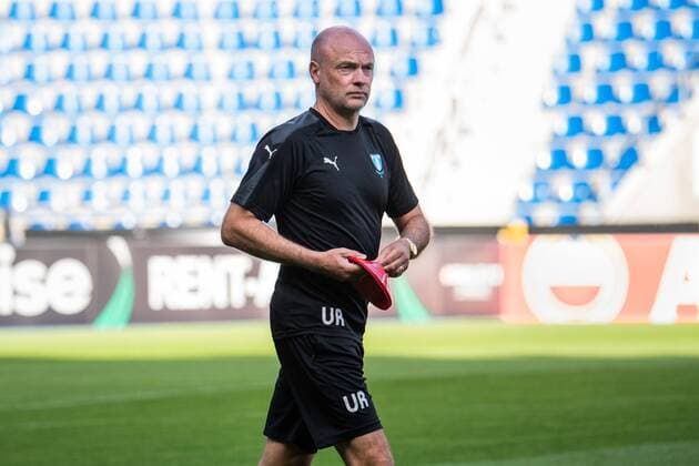 180919 Head coach Uwe Rösler of Malmö FF during a practice and press conference PK Pressekonferenz with Malmö FF ahead of the Europa League match against Genk on September 19, 2018 in Genk. Photo: Ludvig Thunman BILDBYRN kod LT 35537 Copyright: LUDVIGxTHUNMAN BB180919LT031