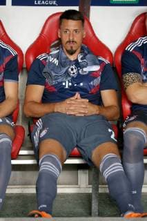 Sandro Wagner (FC Bayern Muenchen 2) auf der Bank, FC Bayern Muenchen vs Benfica Lissabon, Fussball, Champions League Gruppenphase, 19.09.2018 FC Bayern Muenchen vs Benfica Lissabon, Fussball, Champions League Gruppenphase, 19.09.2018 Lissabon Copyright: xLanger Eibner-Pressefotox EP_HLR