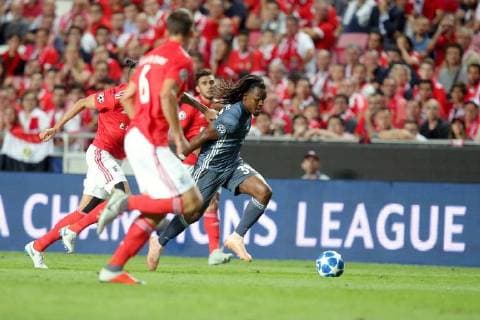 Ruben Dias ( Benfica Lissabon 6 ) Renato Sanches (FC Bayern Muenchen 35), Benfica Lissabon vs FC Bayern Muenchen , Fussball, Champions League Gruppenphase, 19.09.2018 Benfica Lissabon vs FC Bayern Muenchen vs , Fussball, Champions League Gruppenphase, 19.09.2018 Lissabon Copyright: xLanger Eibner-Pressefotox EP_HLR