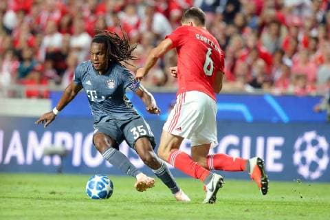 Renato Sanches (FC Bayern Muenchen 35) Ruben Dias ( Benfica Lissabon 6 ), Benfica Lissabon vs FC Bayern Muenchen , Fussball, Champions League Gruppenphase, 19.09.2018 Benfica Lissabon vs FC Bayern Muenchen vs , Fussball, Champions League Gruppenphase, 19.09.2018 Lissabon Copyright: xLanger Eibner-Pressefotox EP_HLR