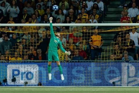 Bern, Schweiz 19.09.2018, UEFA Champions League - 2018 19 Season, Vorrunde, Gruppenphase - Gruppe H - 1. Spieltag, BSC Young Boys - Manchester United ManU Torwart David de Gea (MAN) in Aktion ( DeFodi048
