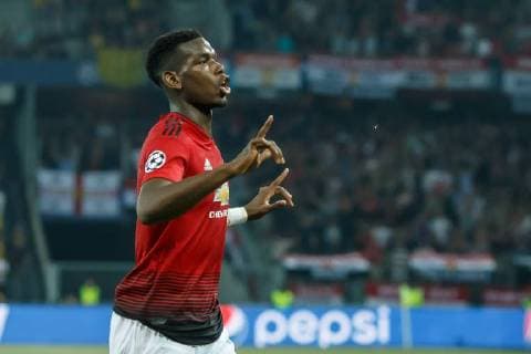 Bern, Schweiz 19.09.2018, UEFA Champions League - 2018 19 Season, Vorrunde, Gruppenphase - Gruppe H - 1. Spieltag, BSC Young Boys - Manchester United ManU Paul Pogba (MAN) jubelt, Torjubel nach seinem treffer zum 0:1 ( DeFodi048