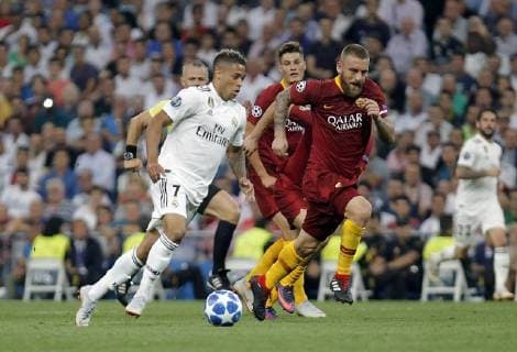 Soccer match between Real Madrid and Roma, of the Champions League 2018 2019, held at the Santiago Bernabeu stadium, in Madrid. (Photo: Jose Cuesta 261 Cordon Press). Mariano