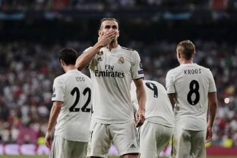 Real Madrid s and AS Roma s during Champions League match. September 19, 2018.  (201809190068)