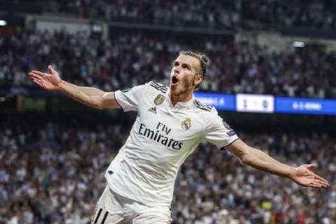 Gareth Bale of Real Madrid during the UEFA Champions League group G match between Real Madrid and AS Roma at the Santiago Bernabeu stadium on September 19, 2018 in Madrid, Spain UEFA Champions League 2018 2019 xVIxVIxImagesx xMauricexvanxSteenxIVx 12175994