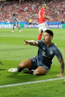 James Rodriguez (FC Bayern Muenchen 11), Benfica Lissabon vs FC Bayern Muenchen , Fussball, Champions League Gruppenphase, 19.09.2018 Benfica Lissabon vs FC Bayern Muenchen vs , Fussball, Champions League Gruppenphase, 19.09.2018 Lissabon Copyright: xLanger Eibner-Pressefotox EP_HLR