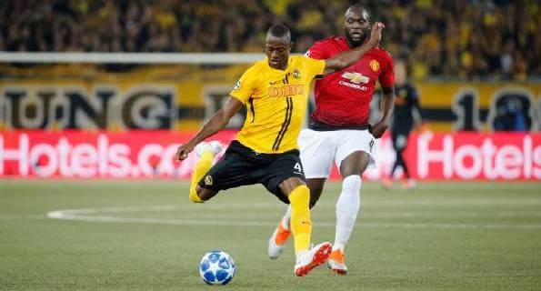 19.09.2018 Stade de Suisse Bern , SCHWEIZ , Saison 2018 2019 Herren Fussball UEFA Champions League Gruppenspiel BSC Young Boys Bern - Manchester United ManU Mohamed Ali Camara (Young Boys)