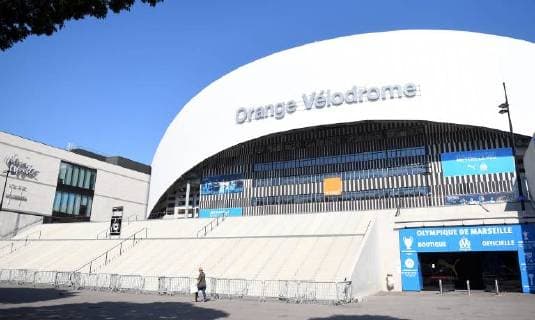 20.09.2018, xjhx, Fussball UEFA Europa League, Olympique Marseille - Eintracht Frankfurt emspor, v.l. Absperrungen am Stadion. (DFL DFB REGULATIONS PROHIBIT ANY USE OF PHOTOGRAPHS as IMAGE SEQUENCES and or QUASI-VIDEO) Marseille