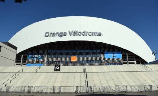 20.09.2018, xjhx, Fussball UEFA Europa League, Olympique Marseille - Eintracht Frankfurt emspor, v.l. Absperrungen am Stadion. (DFL DFB REGULATIONS PROHIBIT ANY USE OF PHOTOGRAPHS as IMAGE SEQUENCES and or QUASI-VIDEO) Marseille