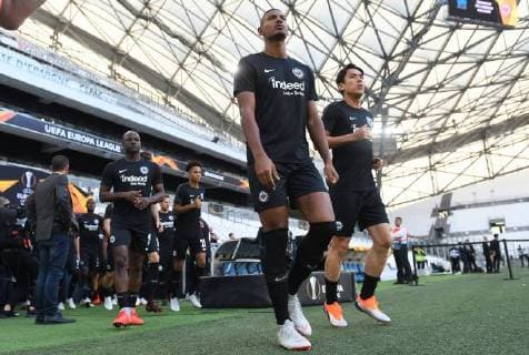 20.09.2018, xjhx, Fussball UEFA Europa League, Olympique Marseille - Eintracht Frankfurt emspor, v.l. warmup (DFL DFB REGULATIONS PROHIBIT ANY USE OF PHOTOGRAPHS as IMAGE SEQUENCES and or QUASI-VIDEO) Marseille