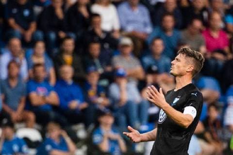 Fußball, EL, KRC Genk - Malmö FF 180920 Markus Rosenberg of Malmö FF looks dejected during the Europa League group stage match between Genk and Malmö FF on September 20, 2018 in Genk. Photo: Ludvig Thunman BILDBYRAN kod LT 35538 Copyright: LUDVIGxTHUNMAN BB180920LT026