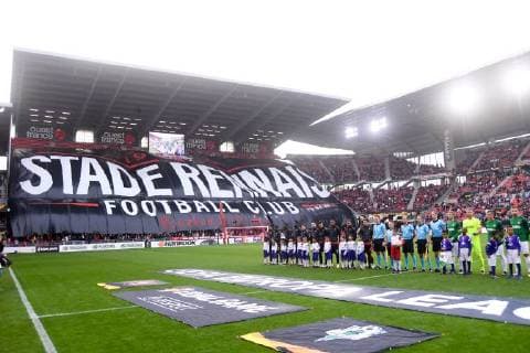 Fußball, EL, Stade Rennes - FK Jablonec ILLUSTRATION - SUPPORTERS - TRIBUNES - TIFO FOOTBALL : Rennes vs Jablonec - Ligue Europa - 20 09 2018 FEP Panoramic 