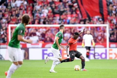 Fußball, EL, Stade Rennes - FK Jablonec 27 HAMARI TRAORE (REN) FOOTBALL : Rennes vs Jablonec - Ligue Europa - 20 09 2018 FEP Panoramic 