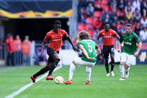 Fußball, EL, Stade Rennes - FK Jablonec 07 ISMAILA SARR (REN) FOOTBALL : Rennes vs Jablonec - Ligue Europa - 20 09 2018 FEP Panoramic 