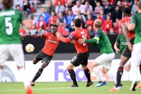 Fußball, EL, Stade Rennes - FK Jablonec 07 ISMAILA SARR (REN) - BUT FOOTBALL : Rennes vs Jablonec - Ligue Europa - 20 09 2018 FEP Panoramic 