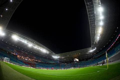 SOCCER - EL, RB Leipzig vs RBS LEIPZIG,GERMANY,20.SEP.18 - SOCCER - UEFA Europa League, group stage, RasenBallsport Leipzig vs Red Bull Salzburg. Image shows an overview of the Red Bull Arena Leipzig. GEPAxpictures xFlorianxErtl