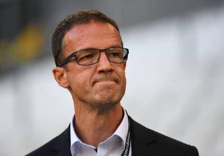 20.09.2018, xjhx, Fussball UEFA Europa League, Olympique Marseille - Eintracht Frankfurt emspor, v.l. Vorstand Fredi Bobic (Mitglied des Vorstandes Eintracht Frankfurt Fussball AG) (DFL DFB REGULATIONS PROHIBIT ANY USE OF PHOTOGRAPHS as IMAGE SEQUENCES and or QUASI-VIDEO) Marseille