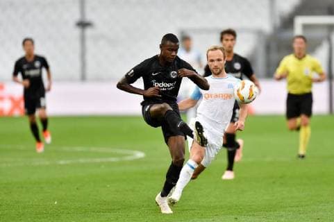 28 VALERE GERMAIN (OM) - 02 OBITE NDICKA (FRA) FOOTBALL : Marseille vs Eintracht Francfort - Ligue Europa - 20 09 2018 FEP Panoramic 