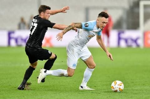 Fußball, EL, Olympique Marseille - Eintracht Frankfurt 05 LUCAS OCAMPOS (OM) FOOTBALL : Marseille vs Eintracht Francfort - Ligue Europa - 20 09 2018 FEP Panoramic 