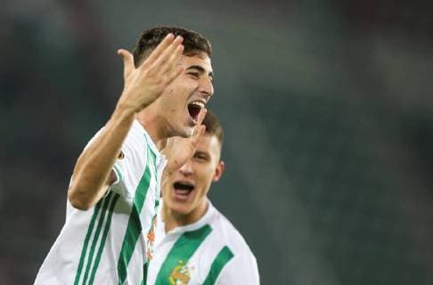 SOCCER - EL, Rapid vs Spartak VIENNA,AUSTRIA,20.SEP.18 - SOCCER - UEFA Europa League, group stage, SK Rapid Wien vs Spartak Moscow. Image shows the rejoicing of Mert Muelduer (Rapid). GEPAxpictures xPatrickxLeuk