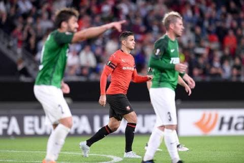 Fußball, EL, Stade Rennes - FK Jablonec 18 HATEM BEN ARFA (REN) FOOTBALL : Rennes vs Jablonec - Ligue Europa - 20 09 2018 FEP Panoramic 