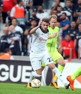Fußball, EL, Besiktas - Sarpsborg 08 Besiktas Adem Ljajic, during the Europa League Group I soccer match between Besiktas and Sarpsborg in Istanbul, Thursday, Sept. 20, 2018. (Depo Photos)  Copyright: BesiktasxJK 16120401