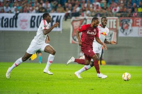 GER, UEFA Europa League, RB Leipzig (GER) vs. FC Salzburg (AUT) 20.09.2018, Red Bull Arena, Leipzig, GER, UEFA Europa League, RB Leipzig (GER) vs. FC Salzburg (AUT), im Bild