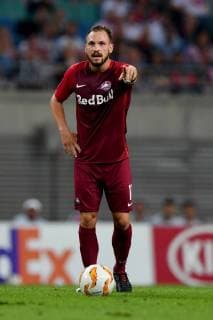 SOCCER - EL, RB Leipzig vs RBS LEIPZIG,GERMANY,20.SEP.18 - SOCCER - UEFA Europa League, group stage, RasenBallsport Leipzig vs Red Bull Salzburg. Image shows Andreas Ulmer (RBS). GEPAxpictures xFlorianxErtl