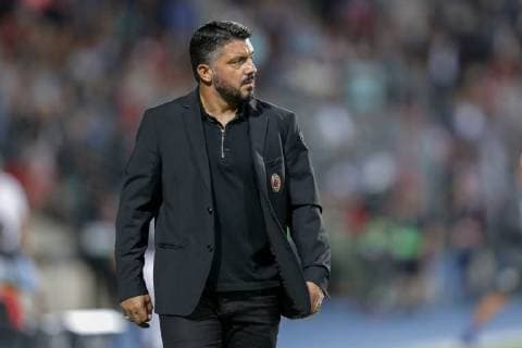 Gennaro Gattuso (Trainer AC Mailand) Portrait 20.09.2018 Fussball Europa League, Gruppenphase, Saison 2018-2019 20.09.2018 LUX, EL, F91 Düdelingen - AC Mailand (ITA) (Dudelange - Milano, Milan) Stade Josy Barthel, Luxemburg 