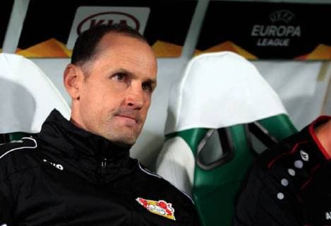 Fußball, EL, Ludogorez Rasgrad - Bayer Leverkusen 20.09.2018 Razgrad(Bulgaria) PFC Ludogorets-Bayer 04 Leverkusen Europa League men s football Heiko Herrlich Bayer 04 Leverkusen coach : 