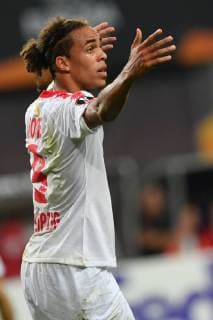 SOCCER - EL, RB Leipzig vs RBS LEIPZIG,GERMANY,20.SEP.18 - SOCCER - UEFA Europa League, group stage, RasenBallsport Leipzig vs Red Bull Salzburg. Image shows Yussuf Poulsen (RB Leipzig). GEPAxpictures xFlorianxErtl