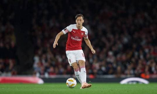 Mesut ?zil of Arsenal during the UEFA Europa League match group between Arsenal and Vorskla Poltava at the Emirates Stadium, London, England on 20 September 2018. Copyright: xAAx PMI-2243-0078