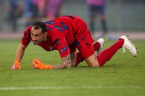 Lazio vs Apollon Limassol - UEFA Europa League 20th September 2018, Stadio Olimpico, Rome, Italy; UEFA Europa League football, Lazio versus Apollon Limassol; goalkeeper Silvio Proto of Lazio Credit: Giampiero Sposito Pacific Press . Rome Lazio Italy Stadio Olimpico  GiampieroxSposito PacificxPress