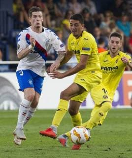 Partido de la Europa League entre el Villarreal y el Rangers en el Madrigal. En la imagen, Fornals. Europa League match between Villarreal and Rangers. In this picture, Fornals. 