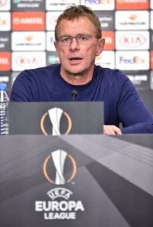 Fußball Europa League Gruppenphase 1. Spieltag RB Leipzig - FC Salzburg am 20.09.2018 in der Red Bull Arena in Leipzig Ralf Rangnick ( Cheftrainer Leipzig ) DFL Regulations prohibit any use of photographs as image sequences and or quasi video.