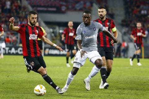 Landry Dimata forward of RSC Anderlecht FOOTBALL : FC Spartak Trnava vs RSC Anderlecht - Ligue europeenne - 20 09 2018 PhotoNews Panoramic  775219981